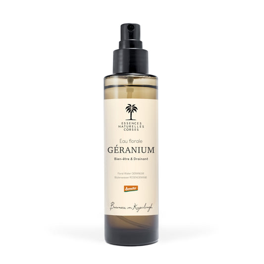 Eau florale Géranium rosat corse bio et biodynamie - 100ml